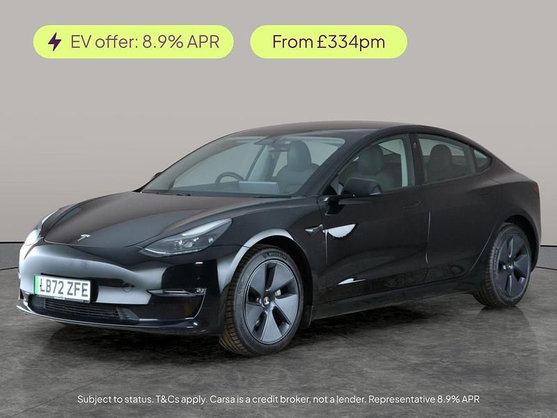 Black Used 2022 Tesla Model 3 Sedan | £18,985 (Fair price) - Image 1/3