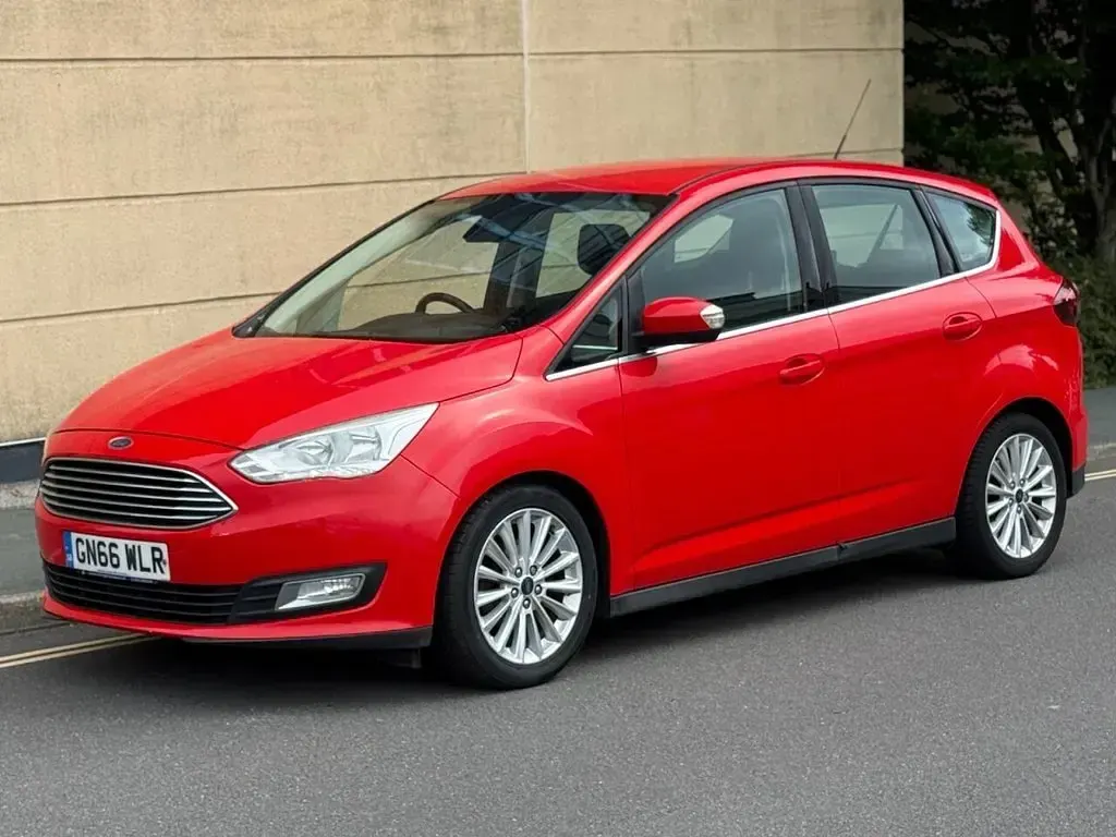 Used Ford C-MAX Titanium 125 HP (91 kW) 2016 Red MPV