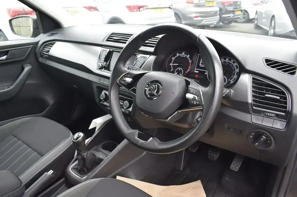 Used Skoda Fabia SE L 95 HP (69 kW) 2020 Black Hatchback