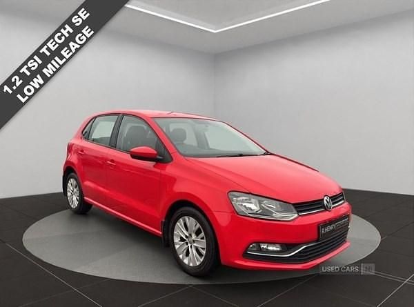 Red Used 2016 VW Polo SE Hatchback | £7,695 (Fair price) - Image 1/3