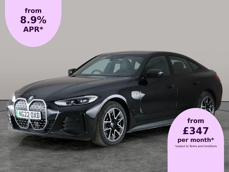 Black Used 2022 BMW i4 M Sport Sedan | £24,743 (Good price) - Image 1/2