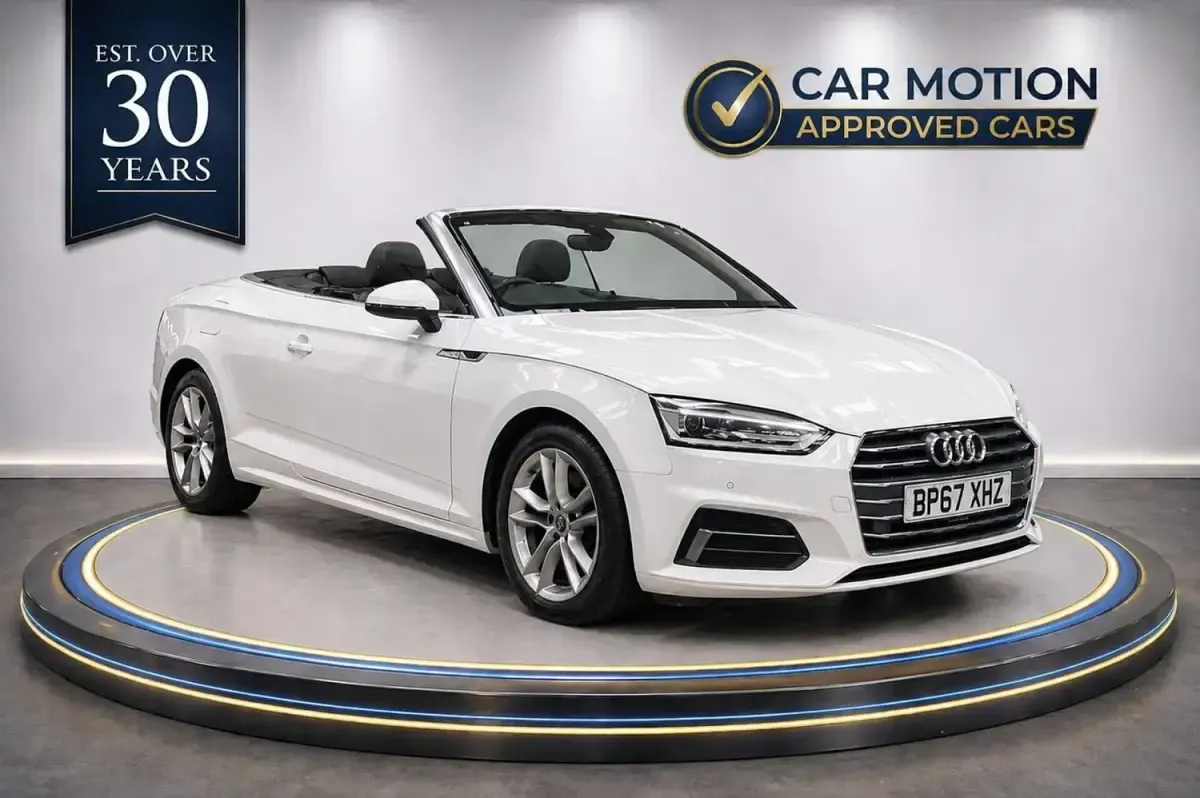Begagnad Audi A5 Cabriolet Sport 2018 Vit Cab