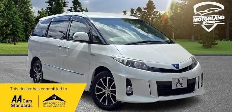 White Used 2014 Toyota Estima Hybrid | £10,450 (Expensive) - Image 1/4