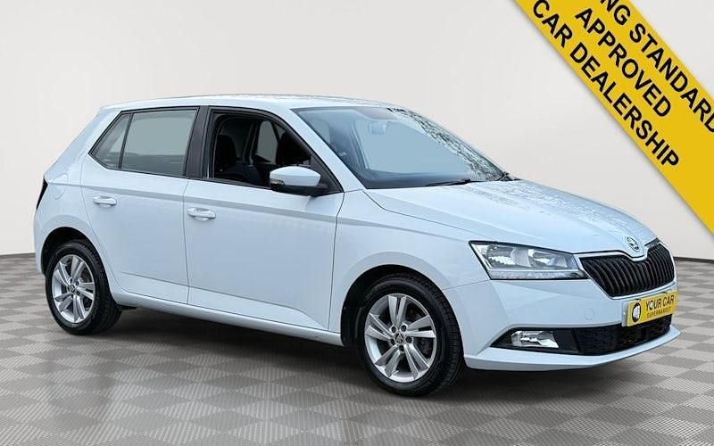 Używany Skoda Fabia SE 95 KM (69 kW) 2021 Biały Hatchback