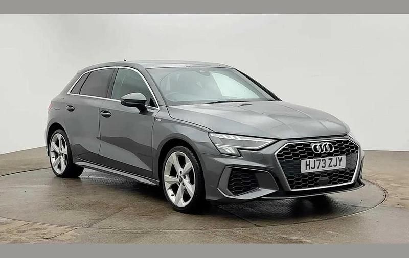 Used Audi A3 S-Line 150 HP (110 kW) 2023 Grey Sedan