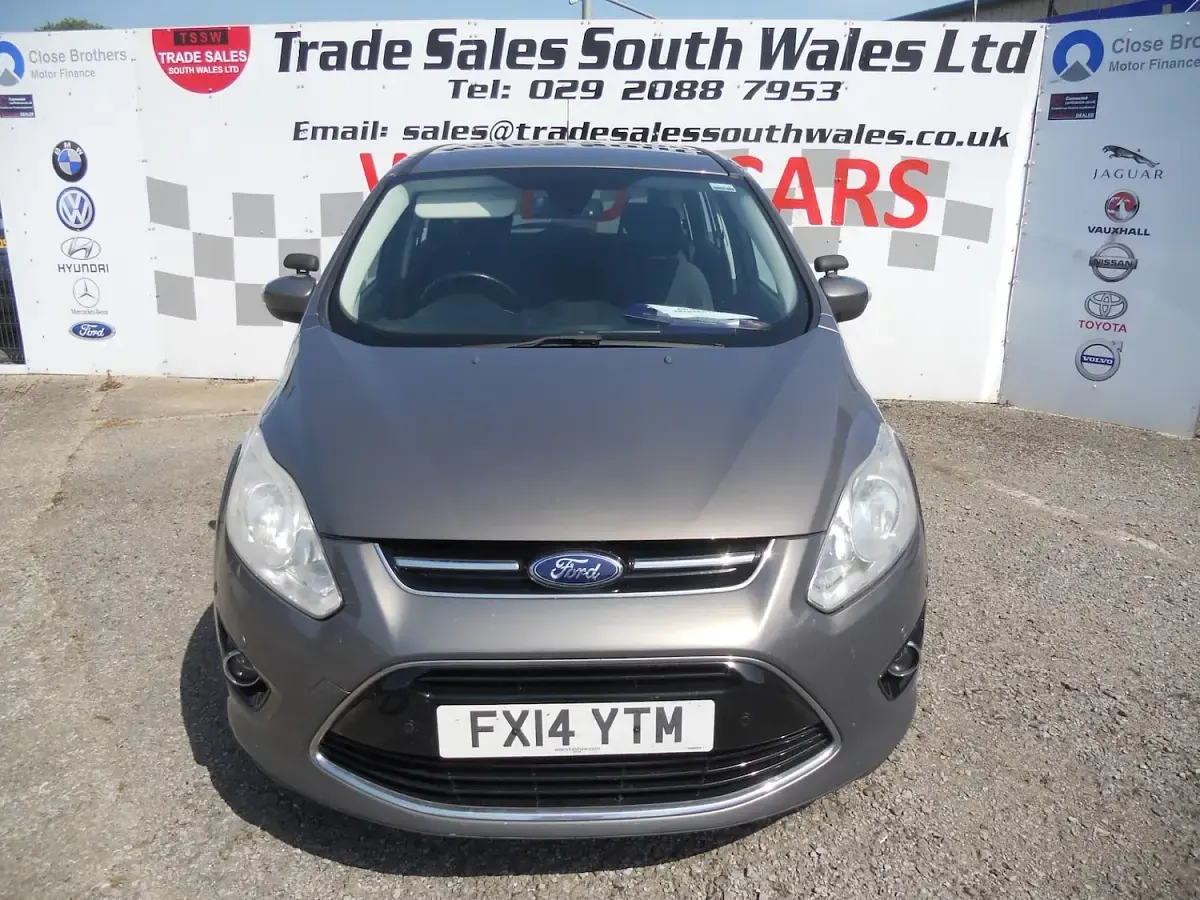 Used Ford Grand C-Max Titanium 115 HP (84 kW) 2014 Brown MPV