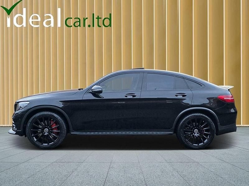 Used Mercedes GLC220 AMG line 2018 Black Coupe