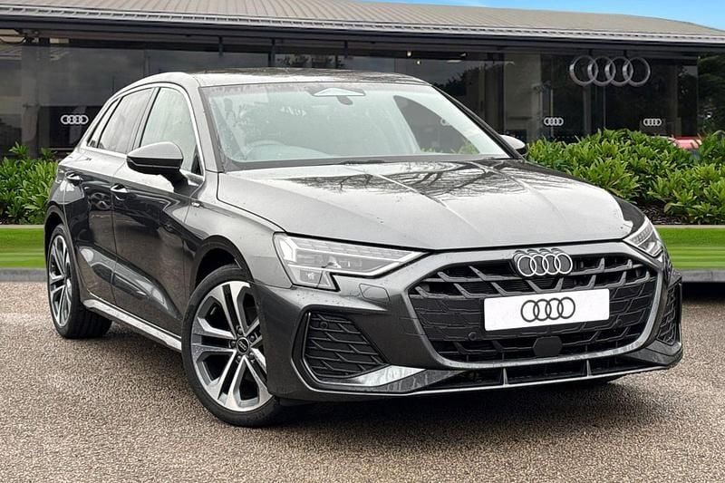 New Audi A3 Sportback S-Line 2025 Grey Hatchback