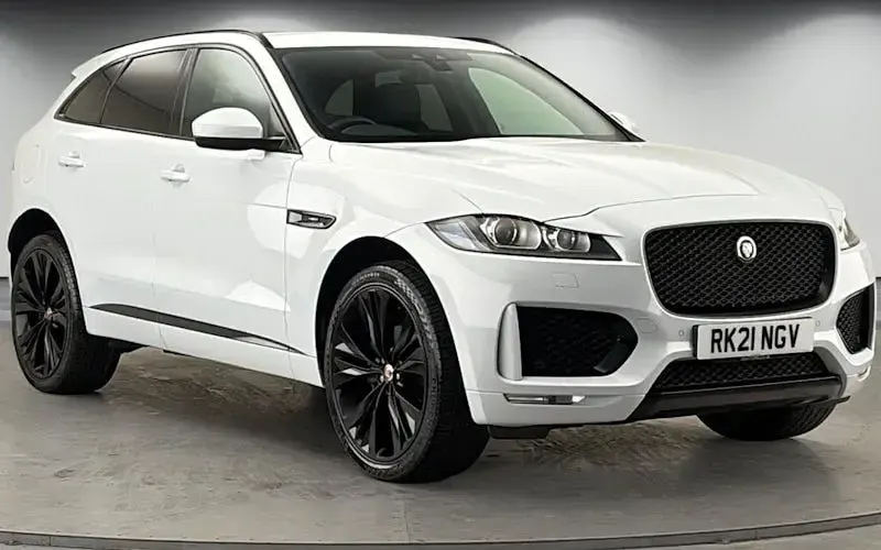Second-hand Jaguar F-Pace Chequered Flag 250 CP (183 kW) 2020 Alb SUV