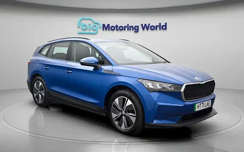 Used Skoda Enyaq iV ecoSuite 150 kW (204 HP) 2021 Blue SUV