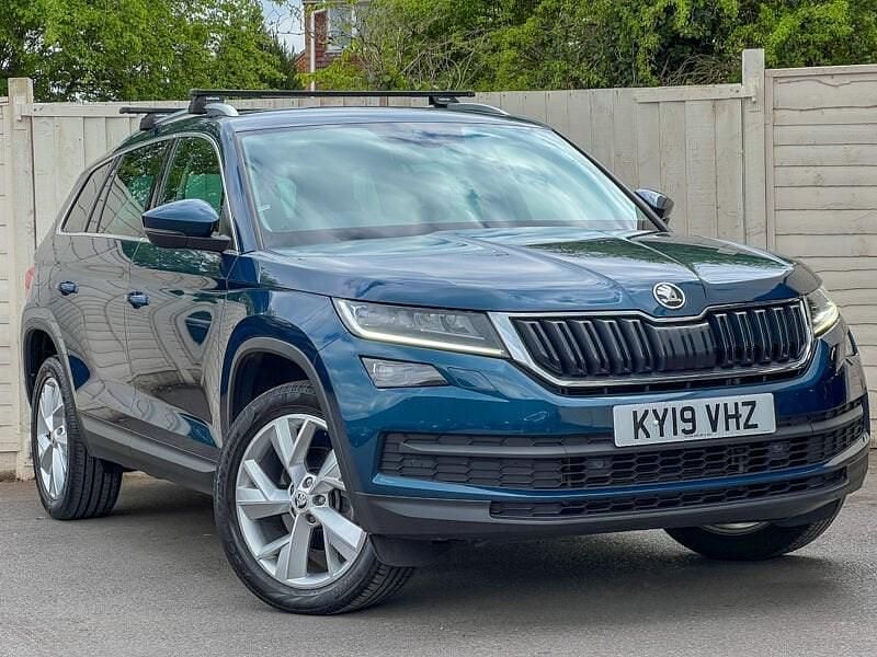 Used Skoda Kodiaq 150 HP (110 kW) 2019 Blue SUV