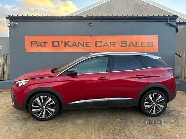 Red Used 2019 Peugeot 3008 Premium Hatchback | £13,450 (Fair price) - Image 1/4