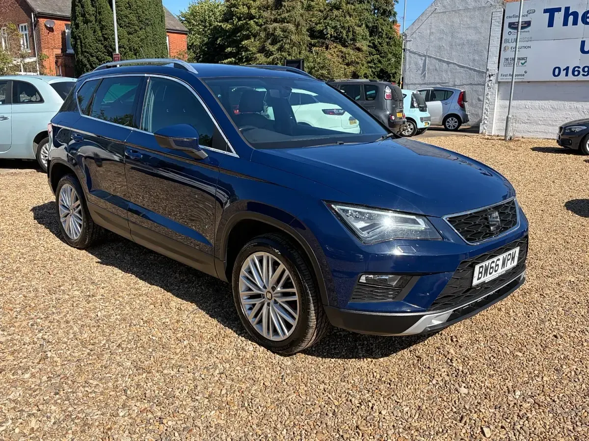 Used Seat Ateca XCELLENCE 150 HP (110 kW) 2017 Blue SUV