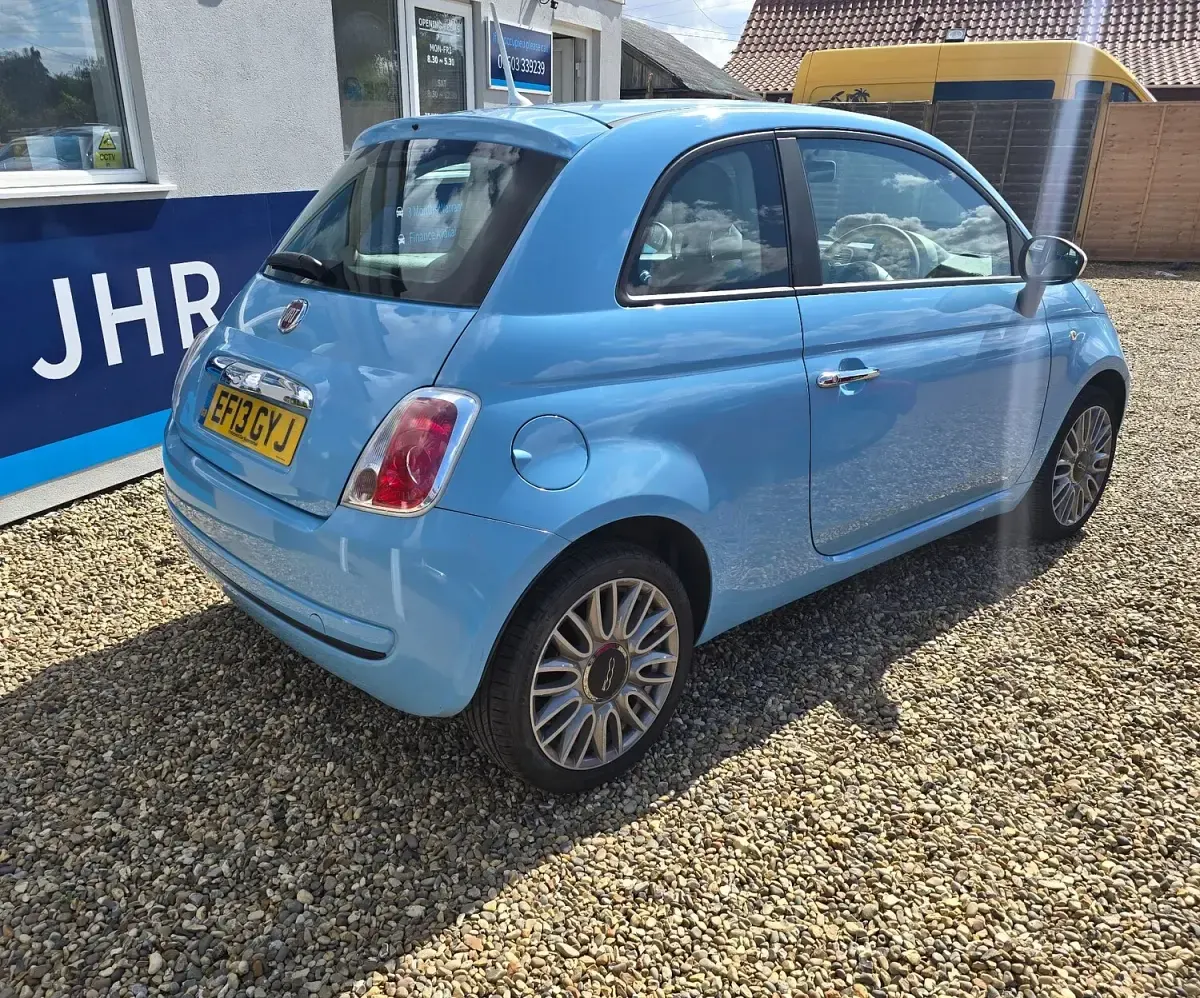 Used Fiat 500 69 HP (50 kW) 2013 Blue Hatchback