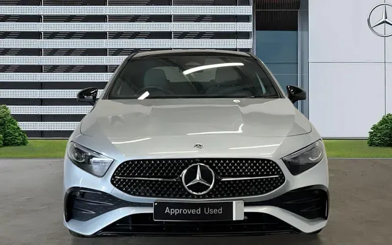 Used Mercedes A200 AMG line 163 HP (119 kW) 2021 Silver Sedan