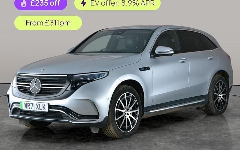 Used Mercedes EQC400 AMG line 300 kW (408 HP) 2022 Silver SUV