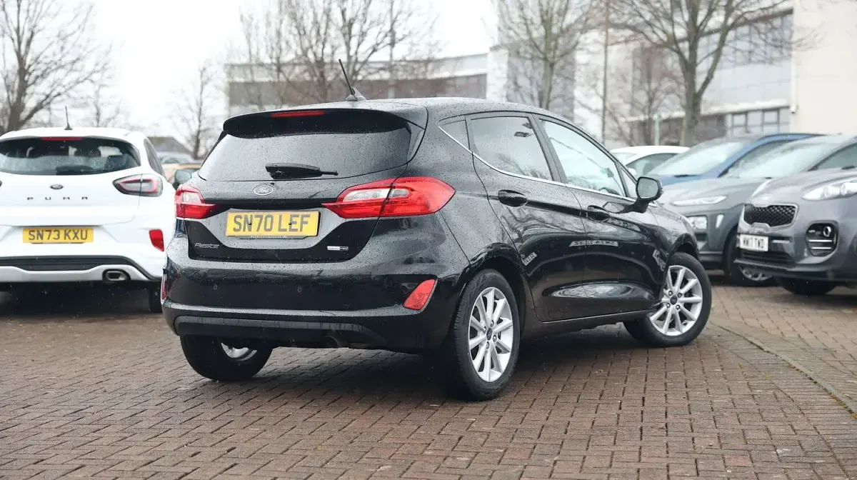 Used Ford Fiesta Titanium 2020 Black Hatchback