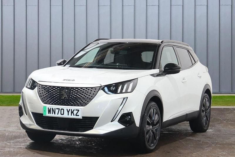 Used Peugeot e-2008 GT 98 kW (134 HP) 2020 White SUV