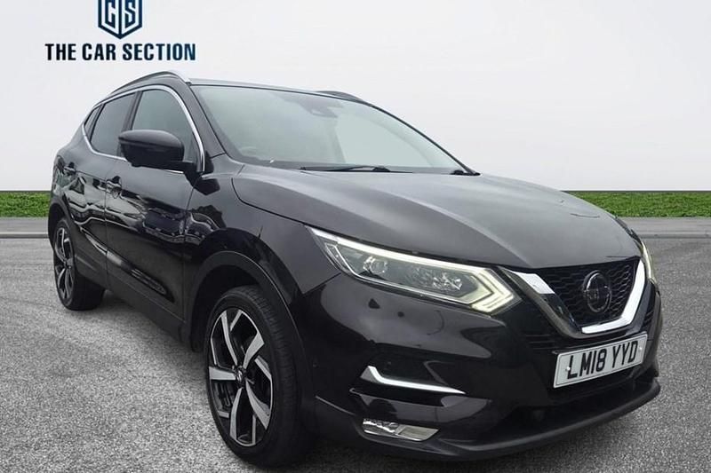 Black Used 2018 Nissan Qashqai Tekna SUV | £8,995 (Fair price) - Image 1/1