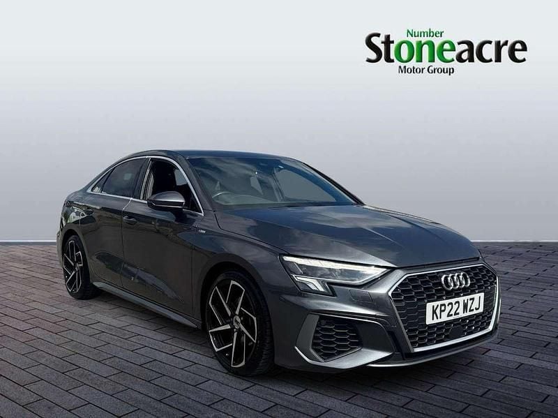 Grey Used 2022 Audi A3 S-Line Sedan | £21,495 (Fair price) - Image 1/4