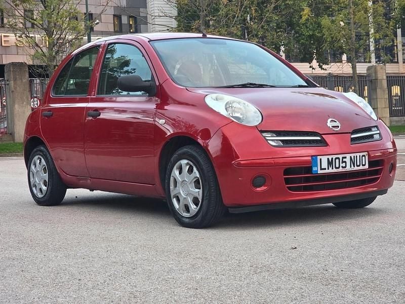 Red Used 2005 Nissan Micra S Hatchback | £1,200 (Fair price) - Image 1/4