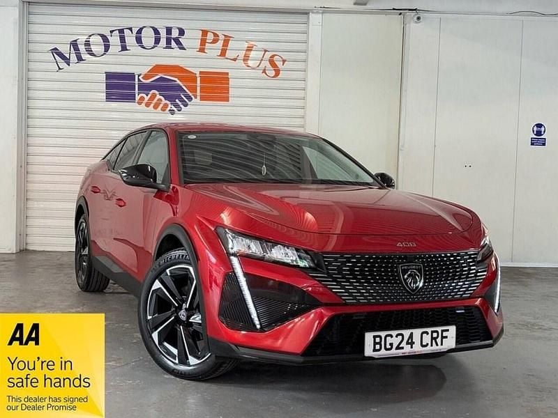 Red Used 2024 Peugeot 408 Allure Sedan | £18,999 (Fair price) - Image 1/3