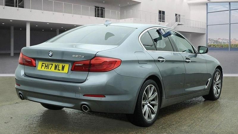 Used BMW 520 Comfort Edition 2017 Blue Sedan