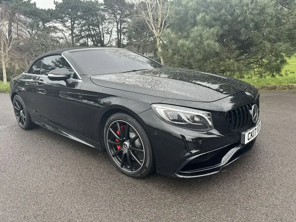Used Mercedes S63 AMG 2017 Black Cabriolet