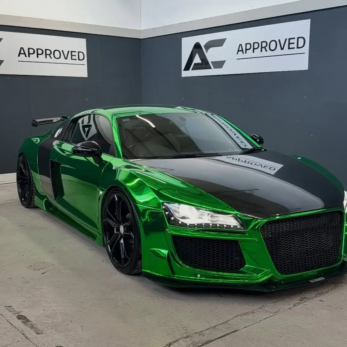 Begagnad Audi R8 Coupé Performance 2008 Grön Sportkupé