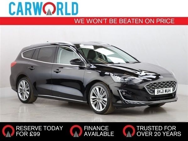 Black Used 2021 Ford Focus Vignale Estate | £20,040 (Expensive) - Image 1/1