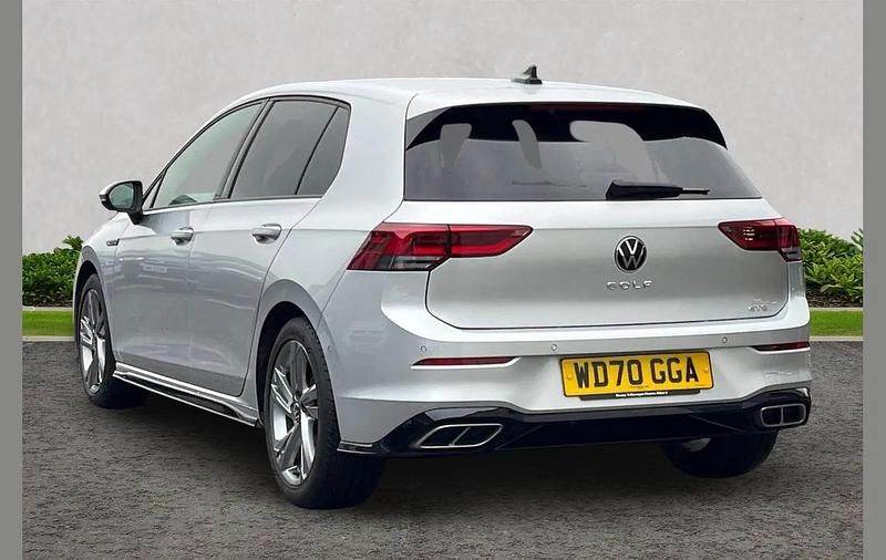 Used VW Golf VIII R-line 147 HP (108 kW) 2020 Silver Hatchback