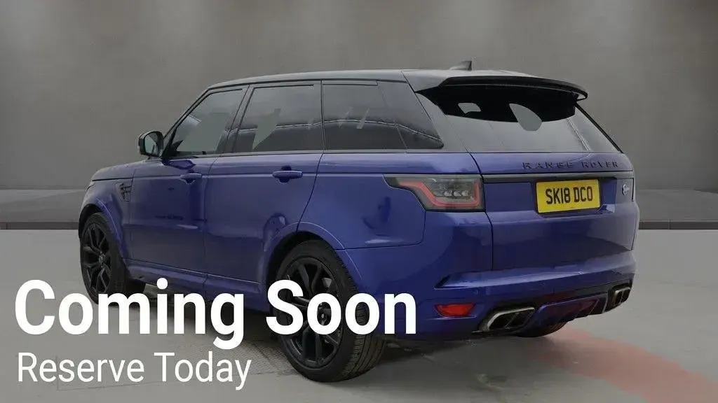 Second-hand Land Rover Range Rover Sport SVR 575 CP (422 kW) 2018 Albastru SUV