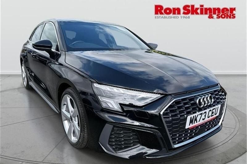 Black Used 2023 Audi A3 Sportback S-Line Hatchback | £21,999 (A bit pricey) - Image 1/2