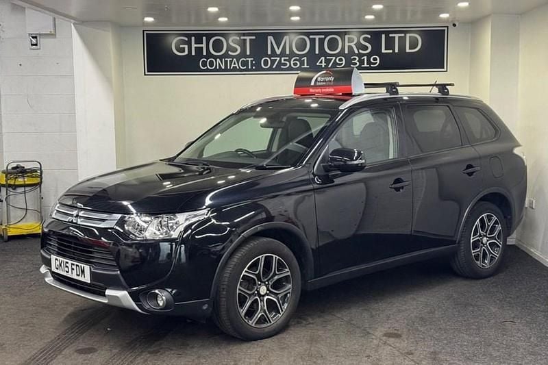 Black Used 2015 Mitsubishi Outlander SUV | £7,995 (Good price) - Image 1/1