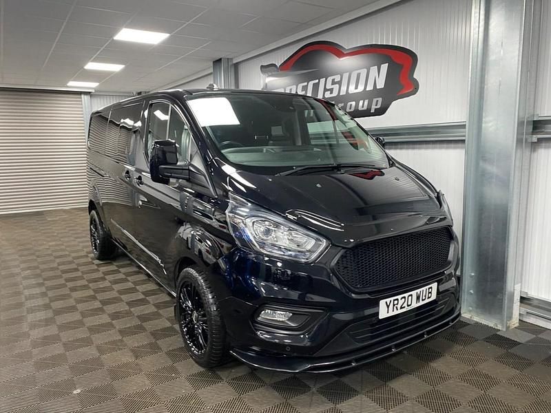Black Used 2020 Ford Transit Custom Limited Van | £20,995 (Expensive) - Image 1/4