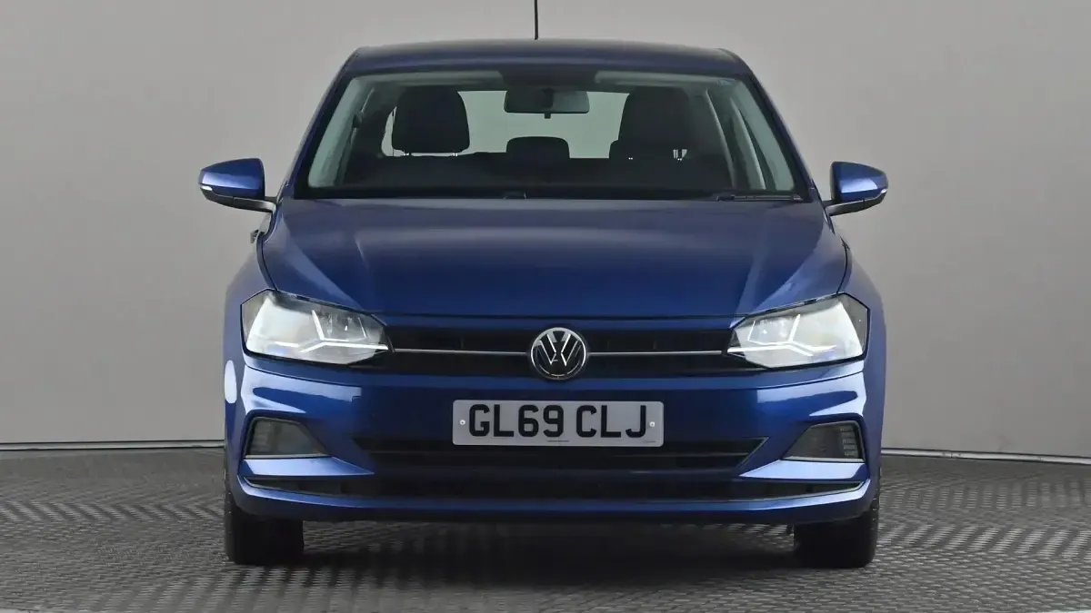 Usado VW Polo SE 95 HP (69 kW) 2019 Azul Citadino