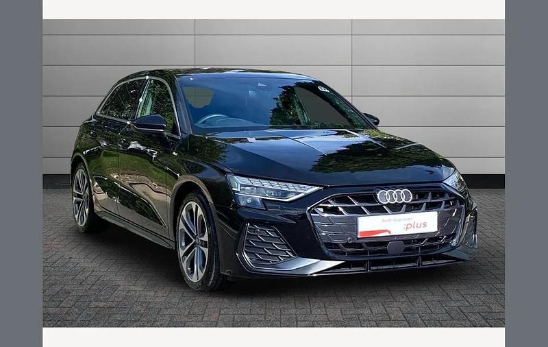 Mythos black New 2025 Audi A3 S-Line Hatchback | £30,350 (Fair price) - Image 1/4