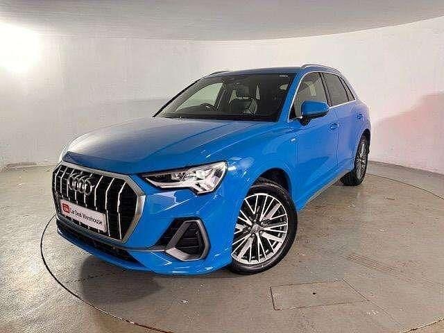 Begagnad Audi Q3 S-Line 147 HK (108 kW) 2020 Blå SUV
