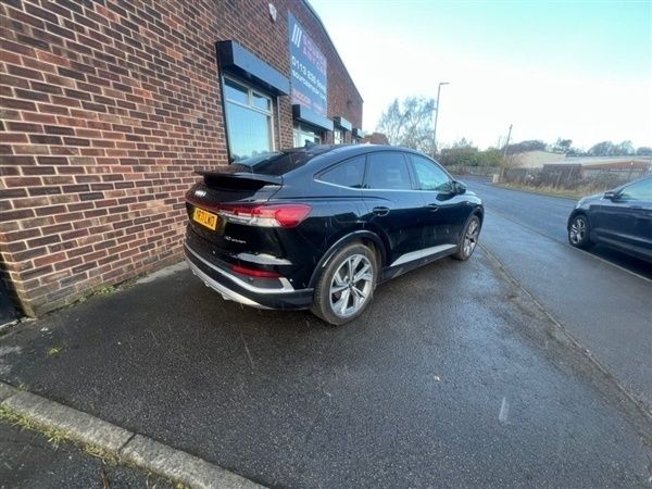 Black Used 2021 Audi Q4 Sportback e-tron SUV | £29,100 - Image 1/1