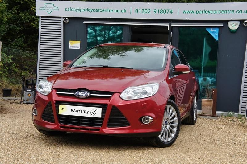 Red Used 2012 Ford Focus Titanium X Hatchback | £3,795 (Fair price) - Image 1/4