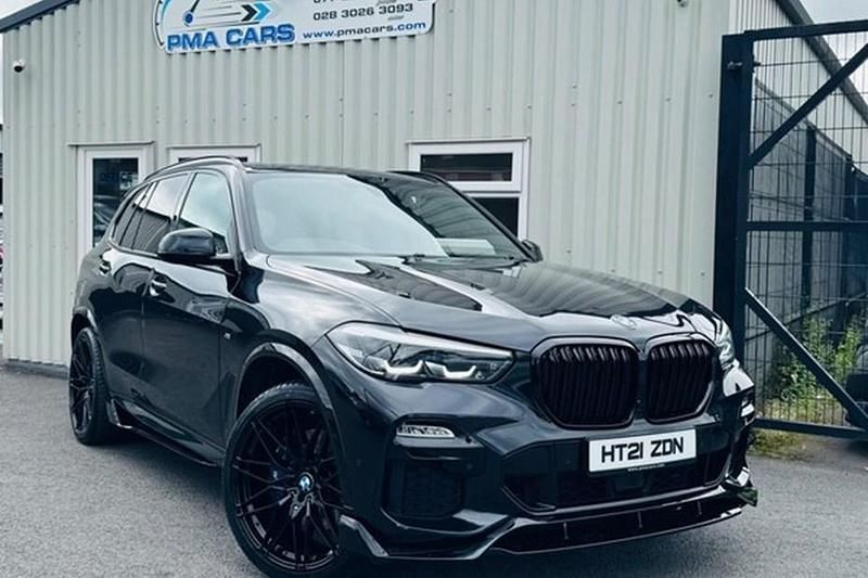 Black Used 2021 BMW X5 M Sport SUV | £40,450 (Good price) - Image 1/1