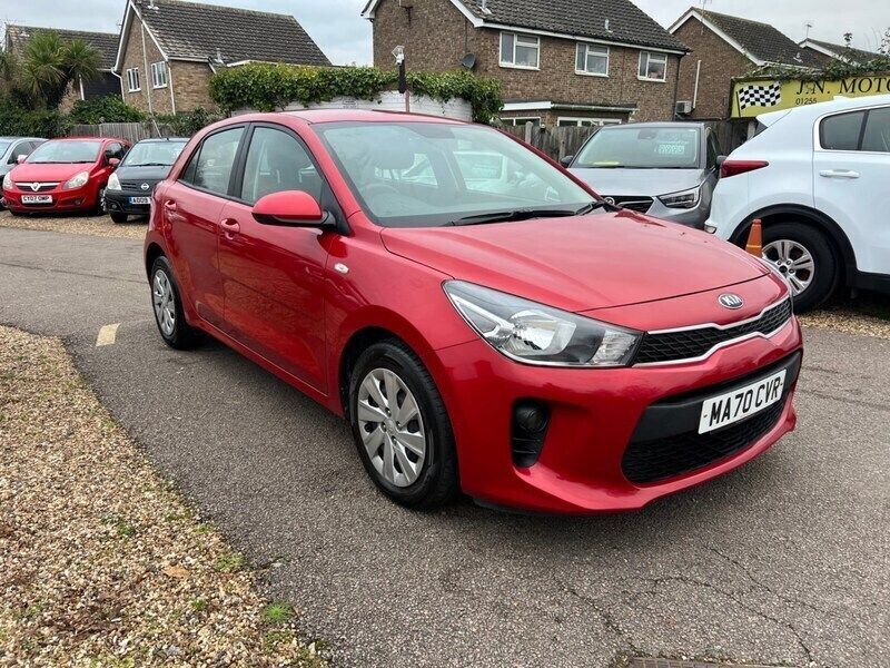 Red Used 2020 Kia Rio Hatchback | £8,999 (Good price) - Image 1/4