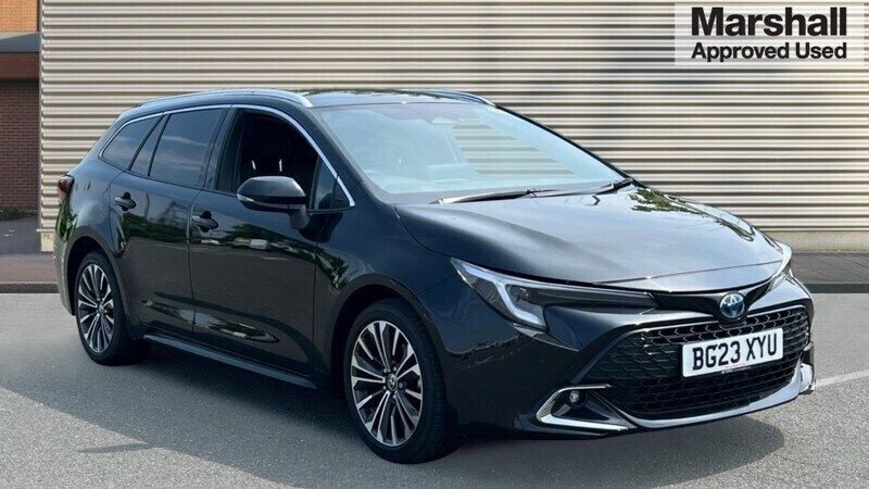 Black Used 2023 Toyota Corolla Design Estate | £22,933 (Fair price) - Image 1/4