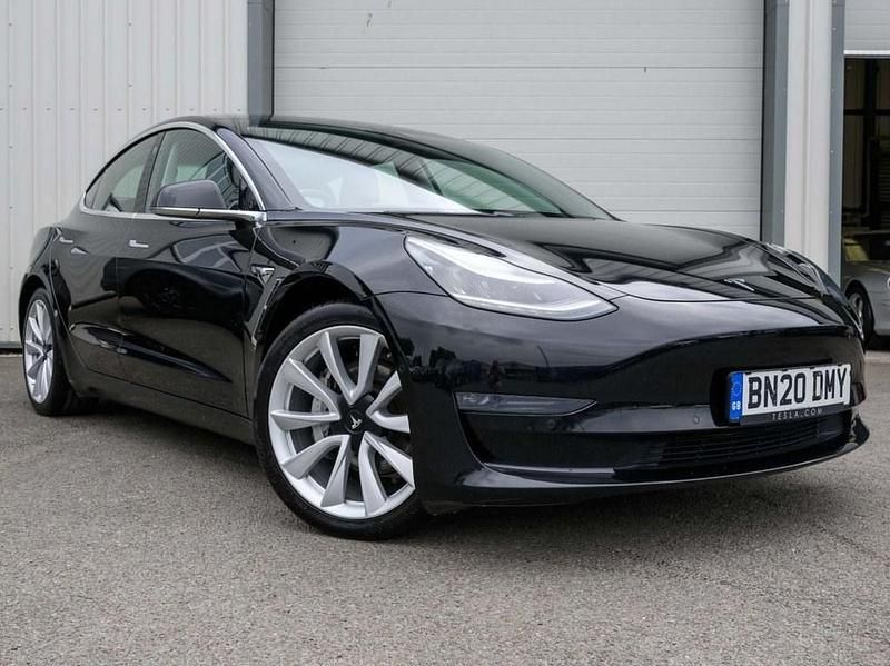 Black Used 2020 Tesla Model 3 Long Range Sedan | £14,990 (Good price) - Image 1/4
