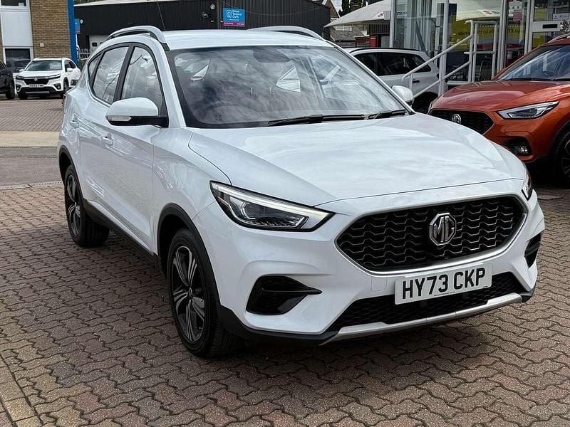 White Used 2023 MG ZS Excite Sedan | £13,692 (Fair price) - Image 1/4