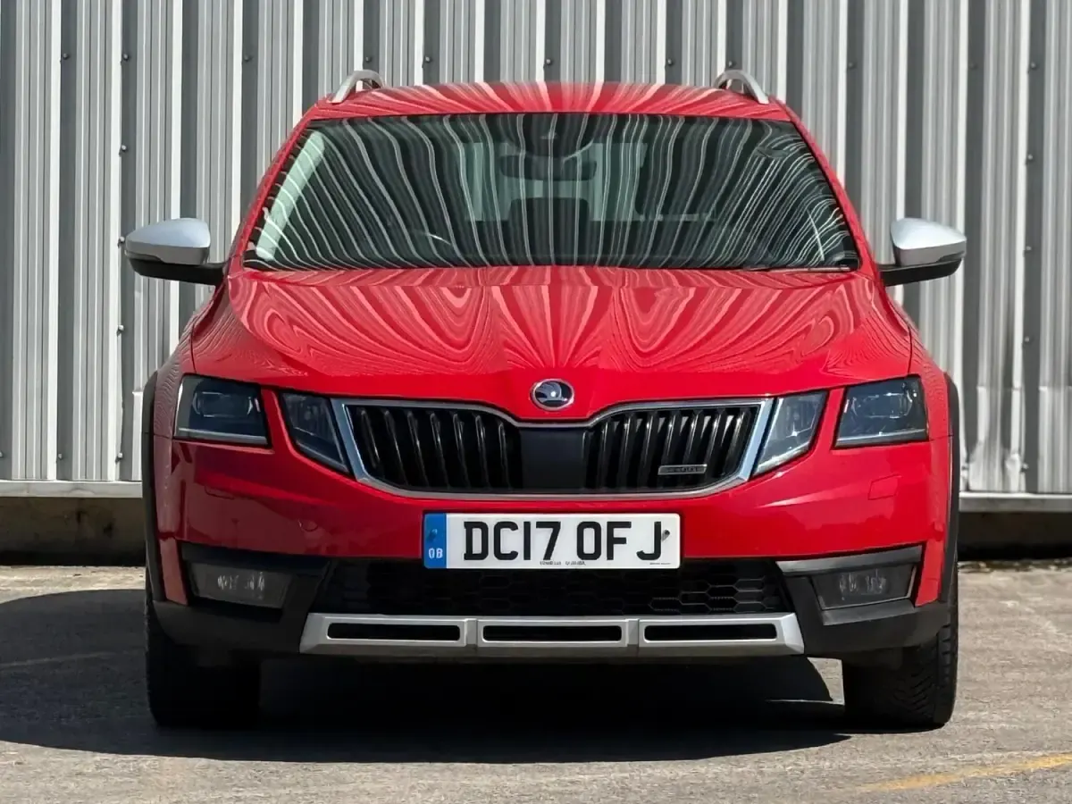 Used Skoda Octavia Scout 4x4 2017 Red Estate