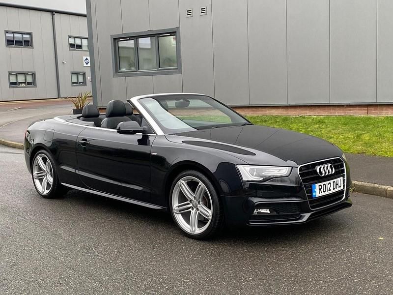 Black Used 2012 Audi A5 Cabriolet S-Line Cabriolet | £7,995 (Fair price) - Image 1/4