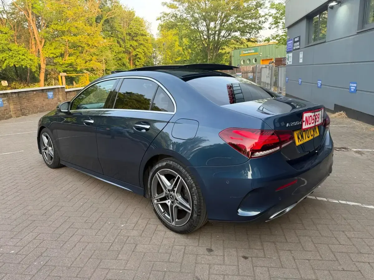 Used Mercedes A200 AMG Line Premium Plus 2020 Blue Sedan