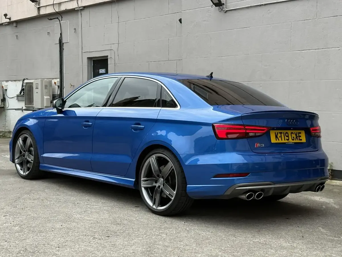 Used Audi S3 Design 300 HP (220 kW) 2019 Blue Sedan