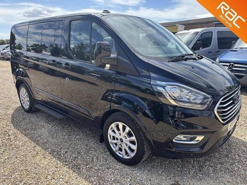 Black Used 2021 Ford Tourneo Custom Titanium MPV | £23,995 (Good price) - Image 1/4